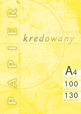 Papier kredowy A4/100 130g Kreska